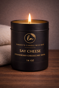 Say Cheese – Strawberry Cheesecake Swirl 14OZ Candle