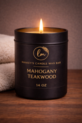 Mahogany-Teak Wood 14OZ Candle