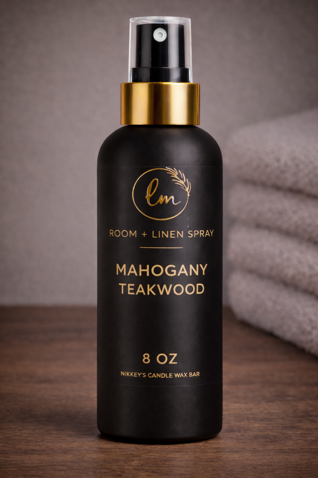 Mahogany Teakwood Room + Linen Spray 8 oz